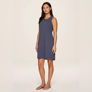 Seaside French terry dress